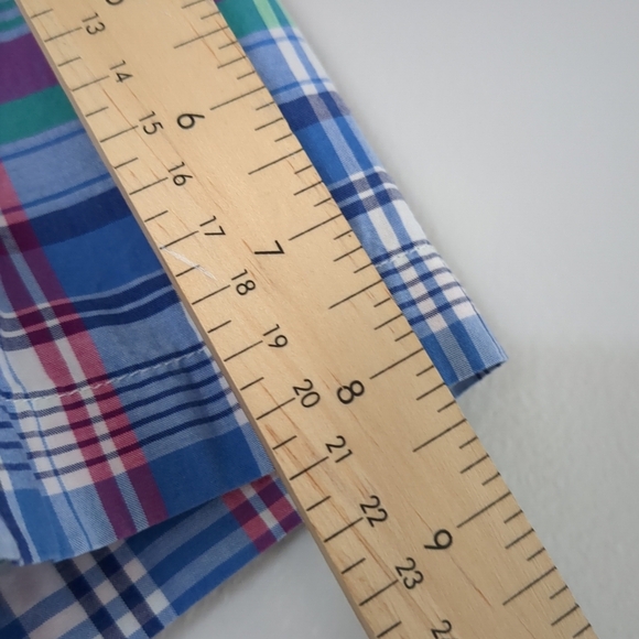 Polo Ralph Lauren Youth Girls Button Up Size 14-16 Plaid Preppy Casual Cotton - Picture 6 of 6